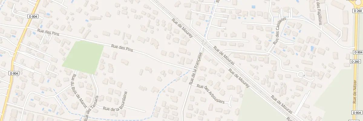 Plan du 2B Rue des Pins au Teich