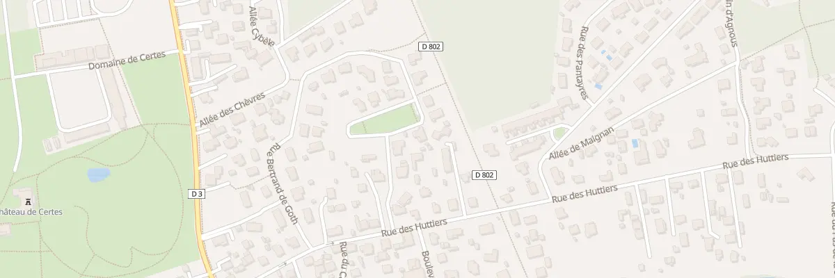 Plan du 10 Rue du Cormoran à Audenge