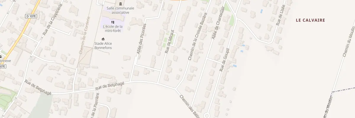 Plan du 19 Rue de Miraut à Bourgneuf