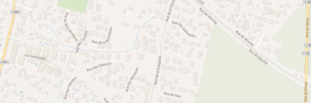 Plan du 20 Rue de Française au Teich
