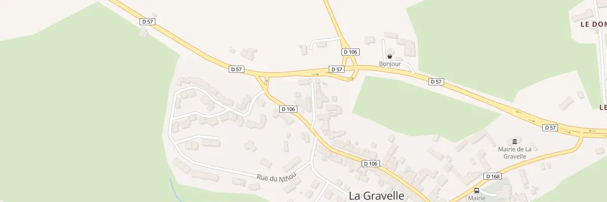 Plan du 2 Imp de la Poste à La Gravelle