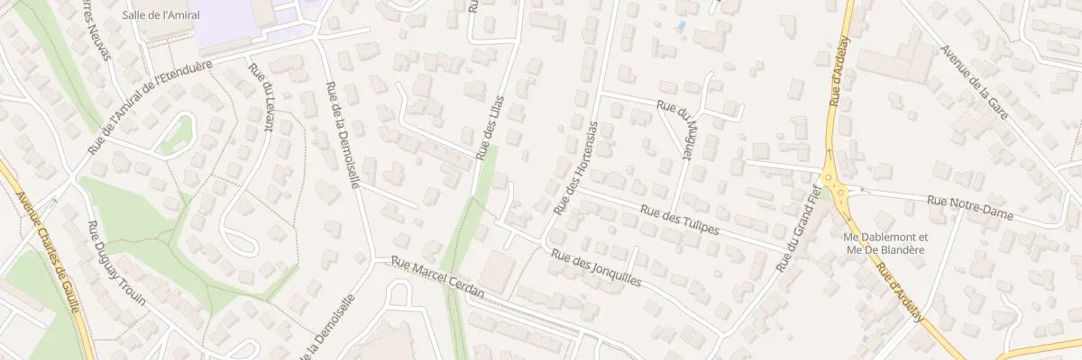Plan du 9004 Rue des Hortensias aux Herbiers