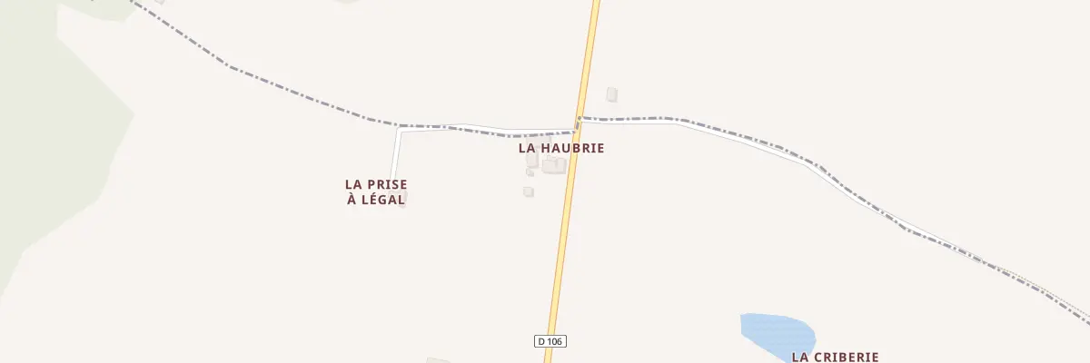 Plan du 1 La Haubrie à La Gravelle