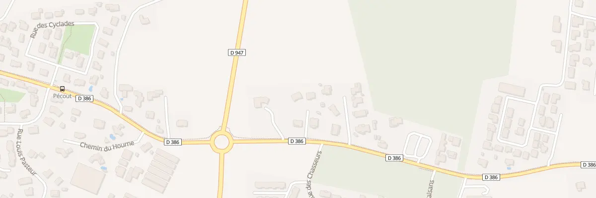 Plan du 3 All des Quatre Vents à Narrosse