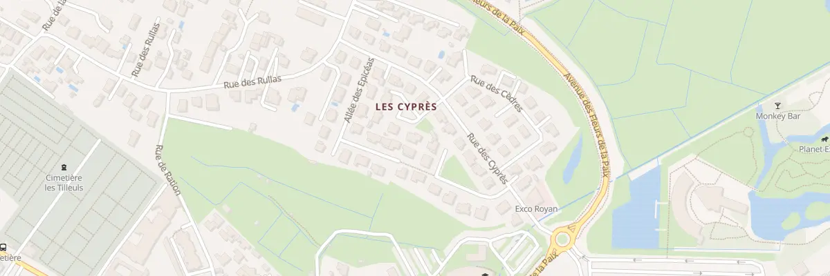 Plan du 22 Rue des Cèdres à Royan