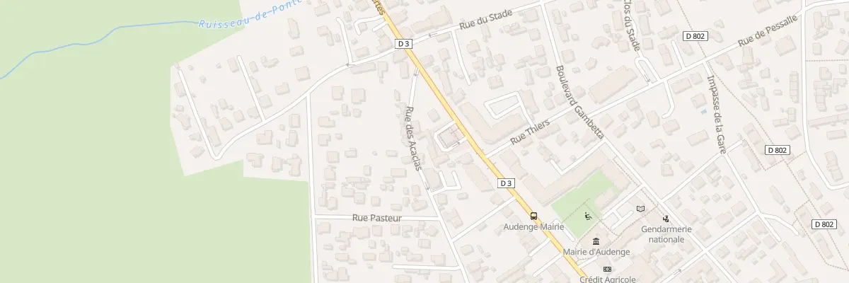 Plan du 3 Rue des Acacias à Audenge