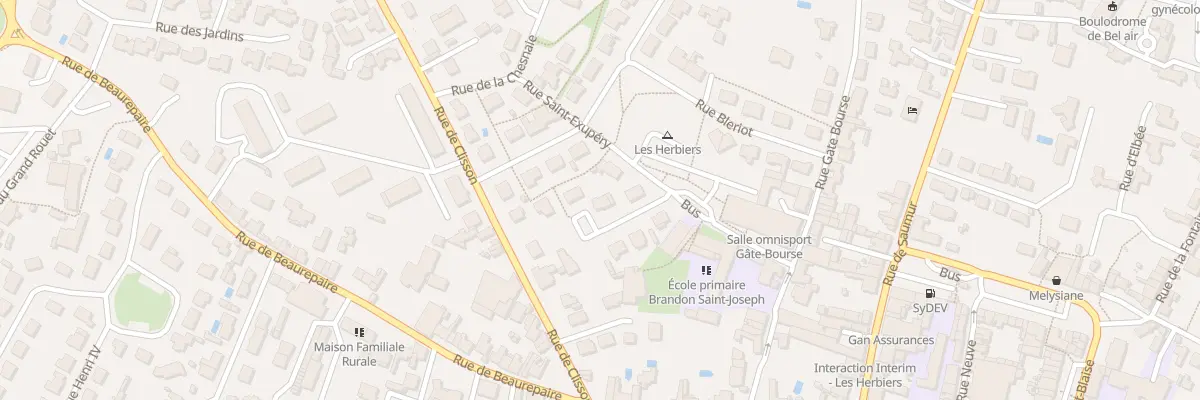 Plan du 4 Rue Guynemer aux Herbiers