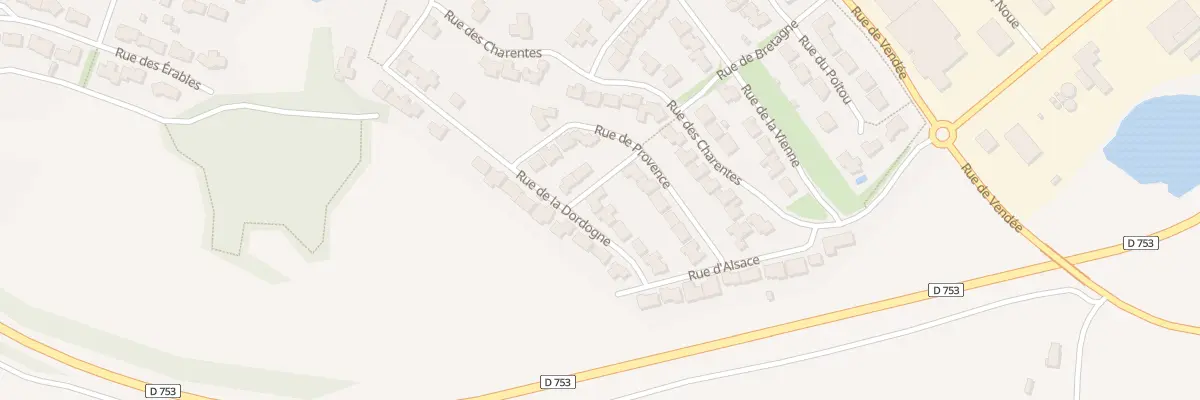 Plan du 10 Rue de la Dordogne à La Romagne