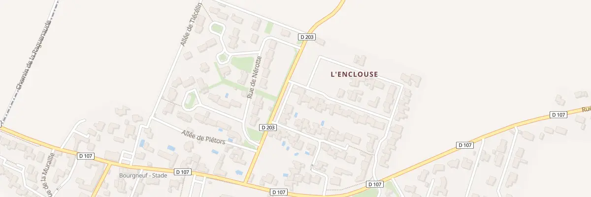 Plan du 31 Rue Edouard Desbiolles à Bourgneuf