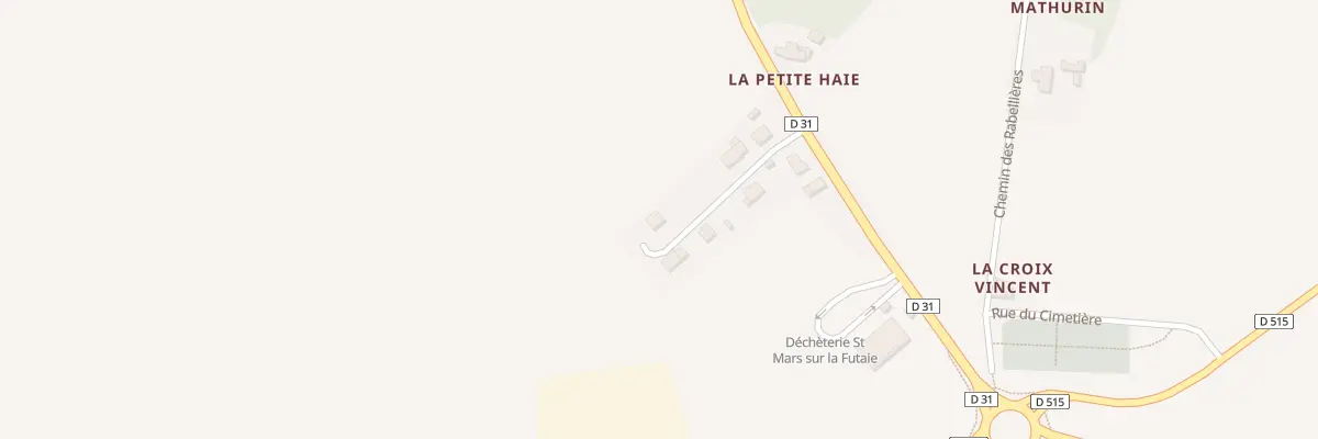 Plan du 8 Lot du B.A.S à Saint-Mars-sur-la-Futaie