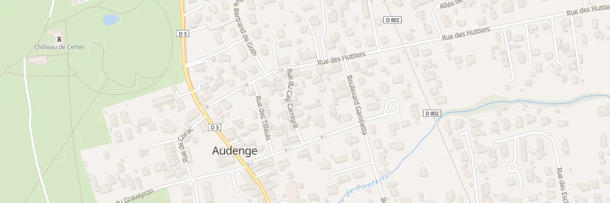 Plan du 6 Rue de Cap Carreyre à Audenge