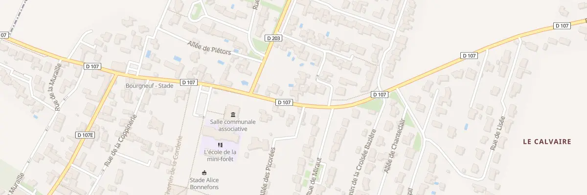 Plan du 3 Rue du Treuil à Bourgneuf