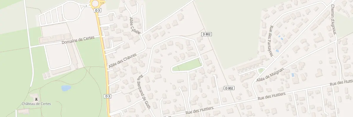 Plan du 17 Rue du Cormoran à Audenge