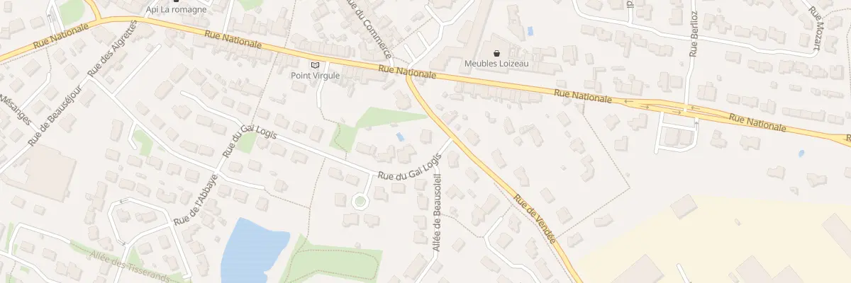 Plan du 4 Rue de la Vendée à La Romagne
