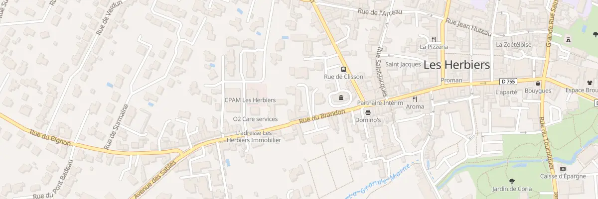 Plan du 38 Rue du Brandon aux Herbiers