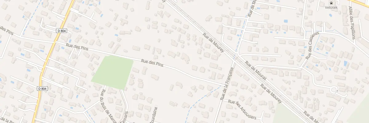 Plan du 6B Rue des Pins au Teich