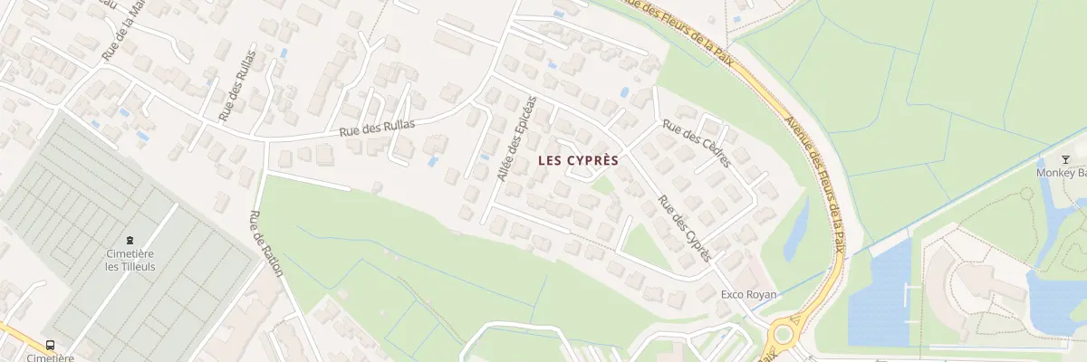 Plan du 26 Rue des Cèdres à Royan