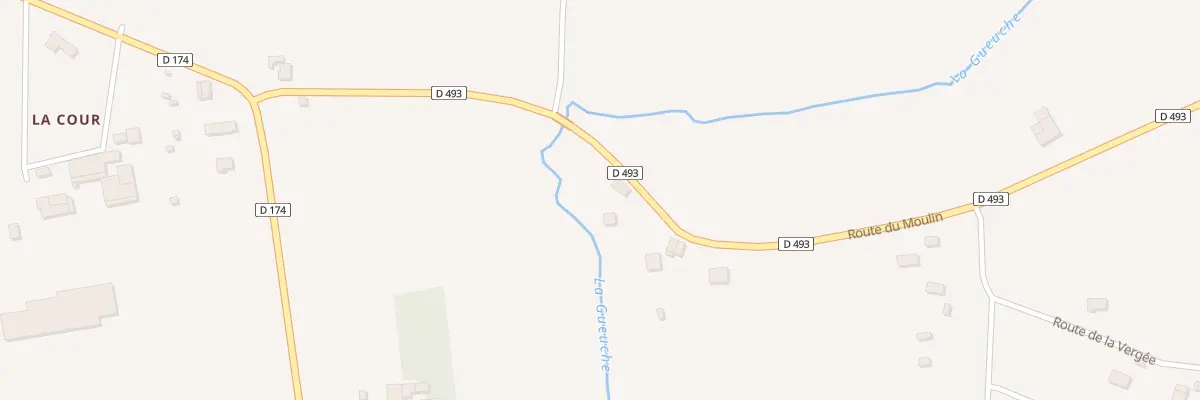 Plan du 17 Rte du Moulin - Romagny à Romagny Fontenay