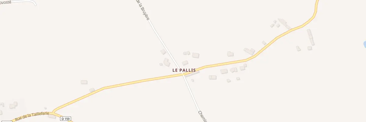Plan du 3 Le Pallis à Domjean
