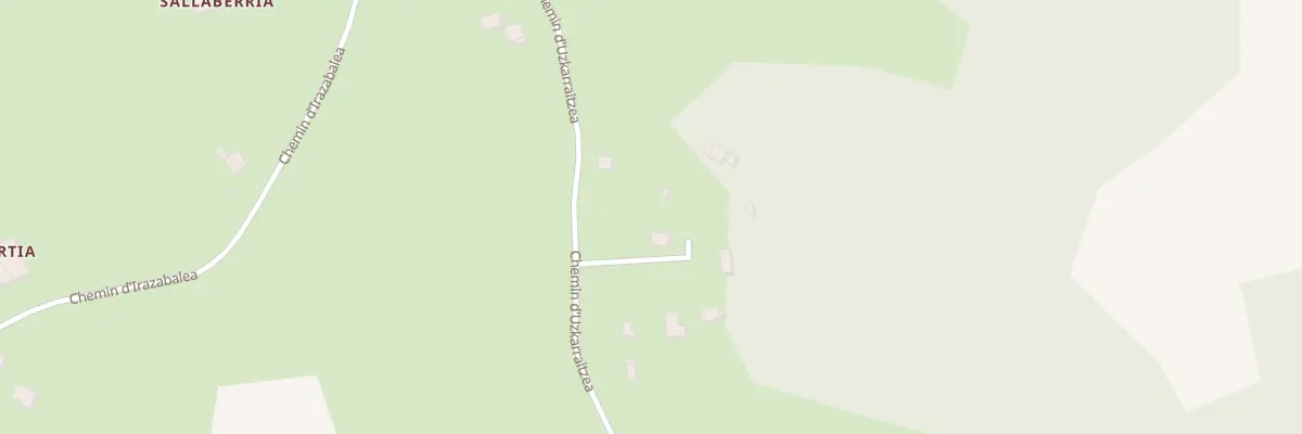 Plan du 61 Che de Bistaeder à Uhart-Mixe