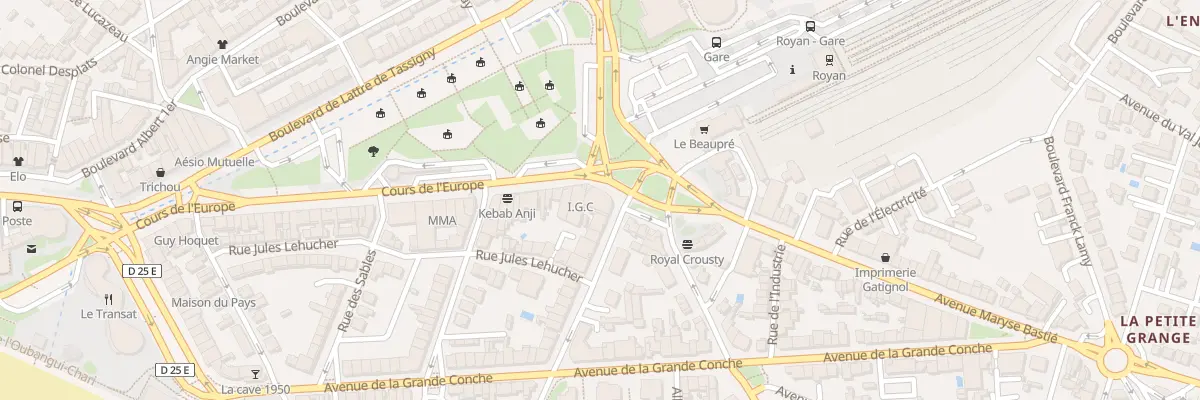 Plan du 109 Crs de l’Europe à Royan