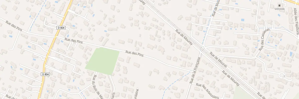 Plan du 8 Rue des Pins au Teich