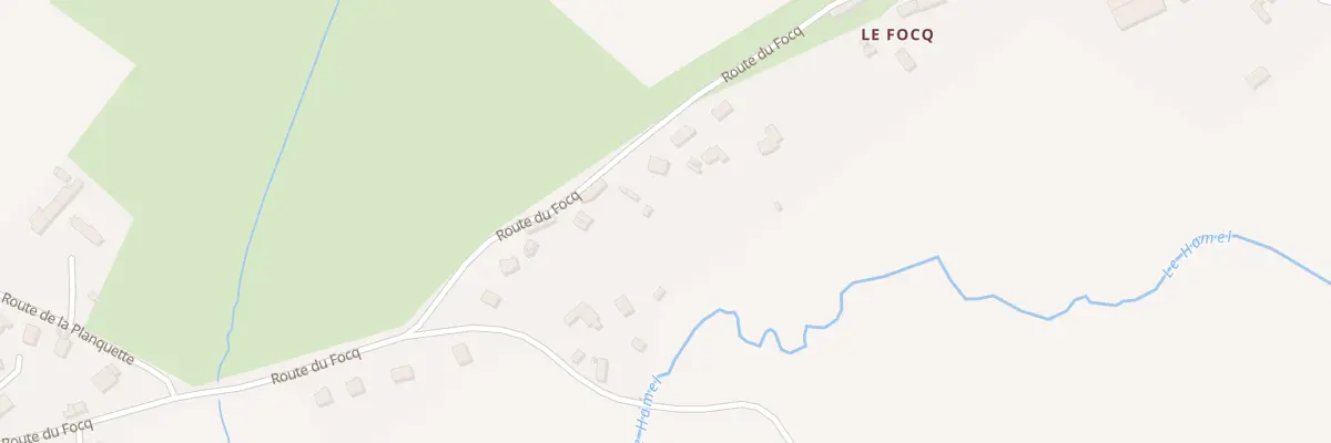Plan du 52 Rte du Focq à Condé-sur-Vire