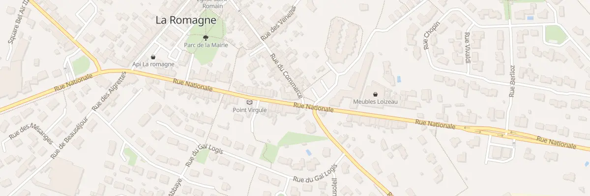 Plan du 42 Rue du Commerce à La Romagne