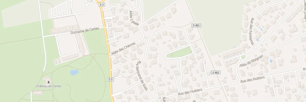 Plan du 14 Rue Bertrand de Goth à Audenge