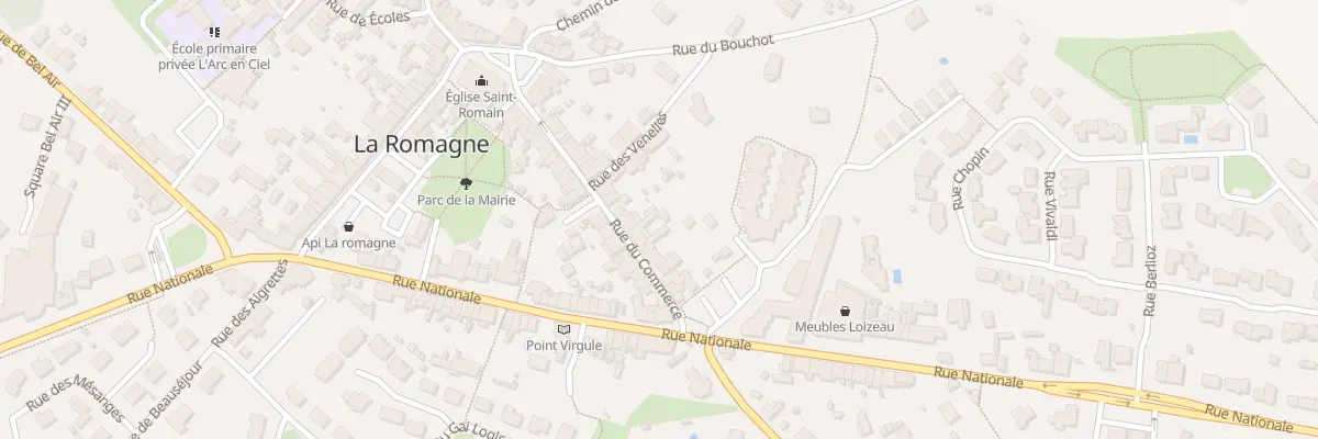 Plan du 27 Rue du Commerce à La Romagne