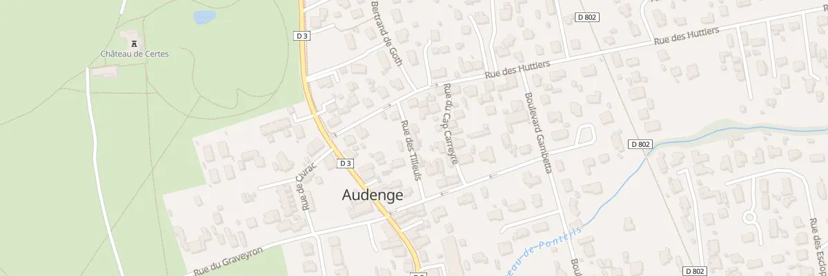Plan du 4 Rue des Tilleuls à Audenge