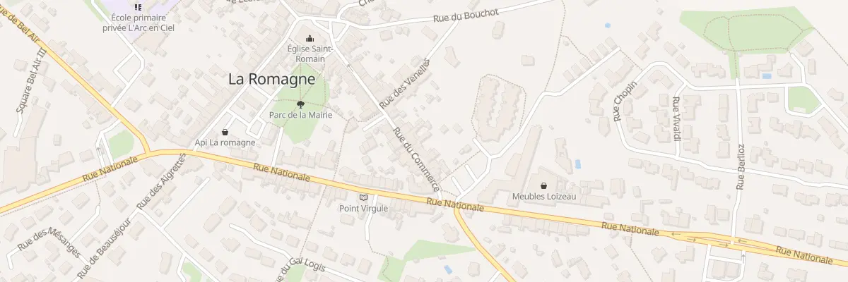 Plan du 29 Rue du Commerce à La Romagne