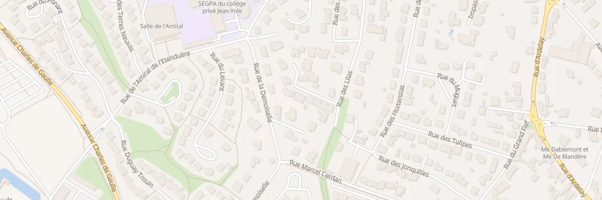 Plan du 9 Rue des Pivoines aux Herbiers