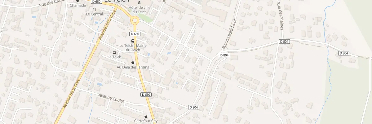 Plan du 14 Rue du Stade au Teich