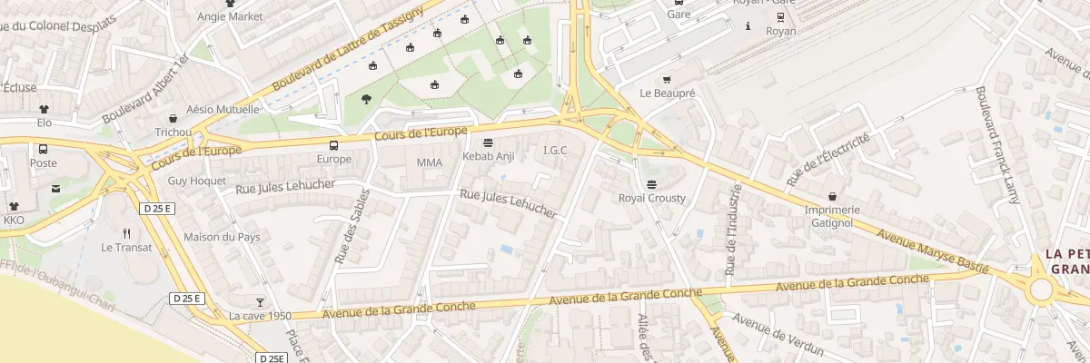 Plan du 54 Rue Jules Lehucher à Royan