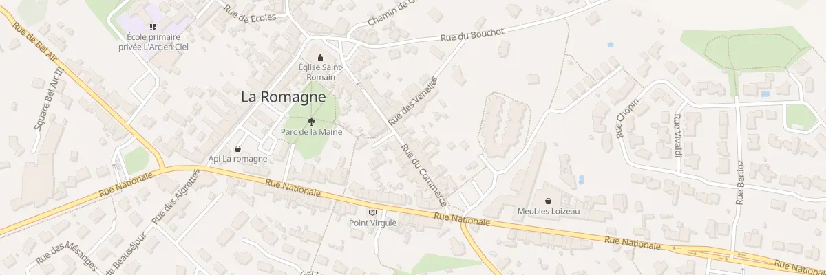 Plan du 21 Rue du Commerce à La Romagne
