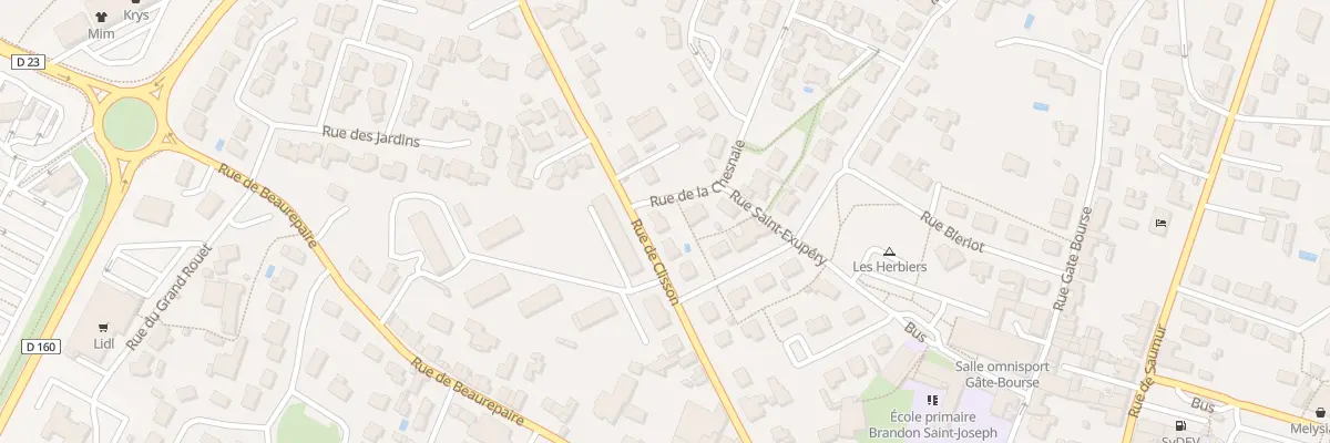 Plan du 52 Rue de Clisson aux Herbiers