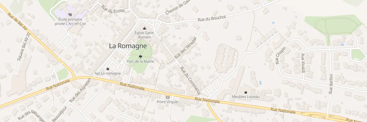 Plan du 19 Rue du Commerce à La Romagne