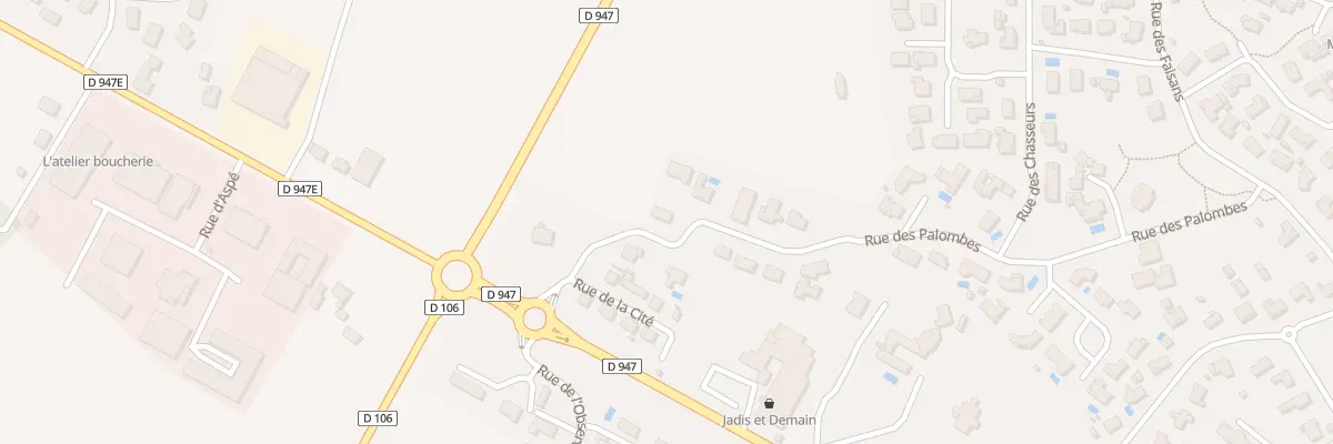 Plan du 34 Rue des Palombes à Narrosse