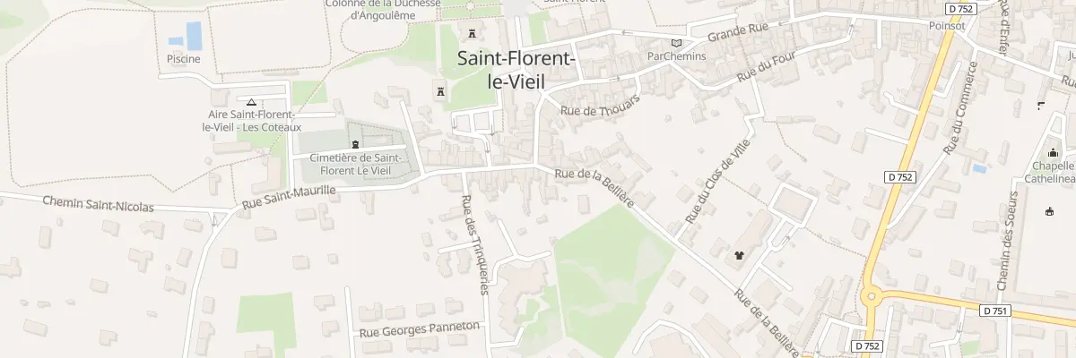 Plan du 2 Rue de la Belliere (Florent) à Mauges-sur-Loire