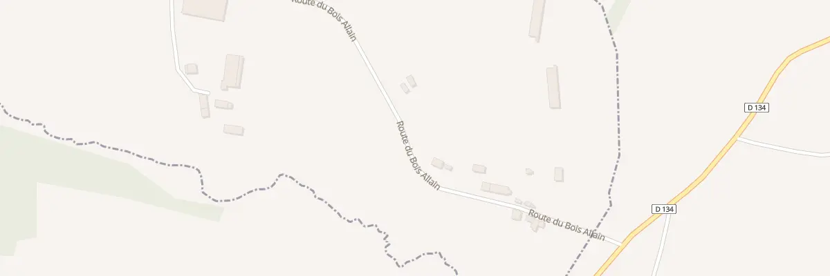 Plan du 5137 Le Bois Allain à Moulines