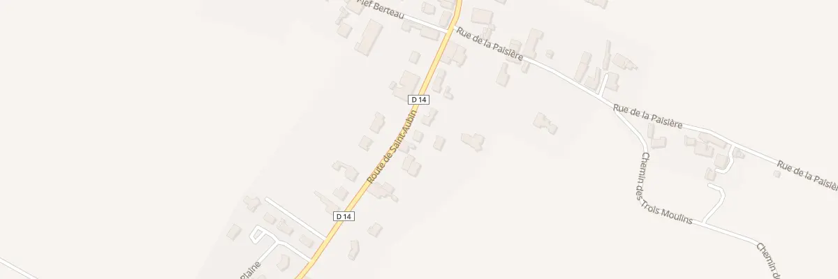 Plan du 91 Rte de Saint-aubin à Saint-Étienne-de-Brillouet