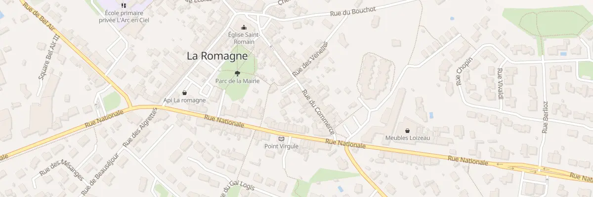 Plan du 26 Rue du Commerce à La Romagne