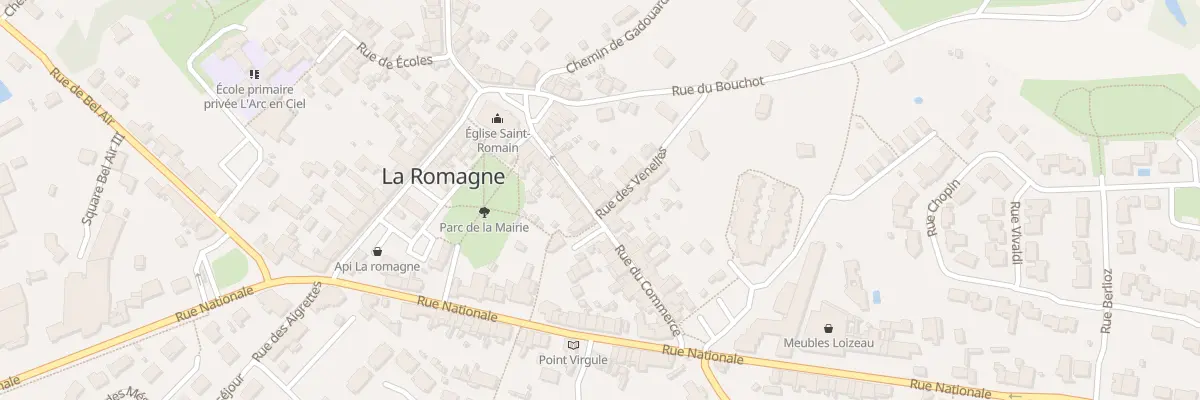 Plan du 15 Rue du Commerce à La Romagne