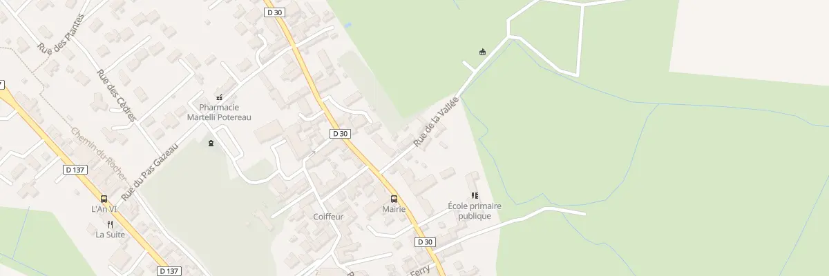 Plan du 5 Rue de la vallée à Chaillé-les-Marais