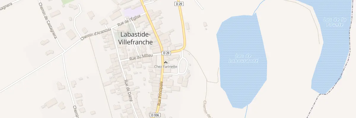 Plan du 5027 La Ville à Labastide-Villefranche