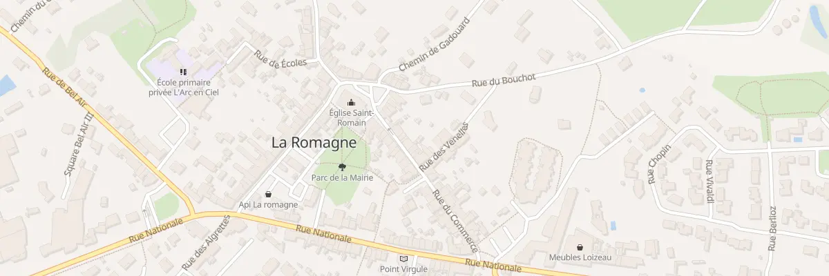 Plan du 11 Rue du Commerce à La Romagne