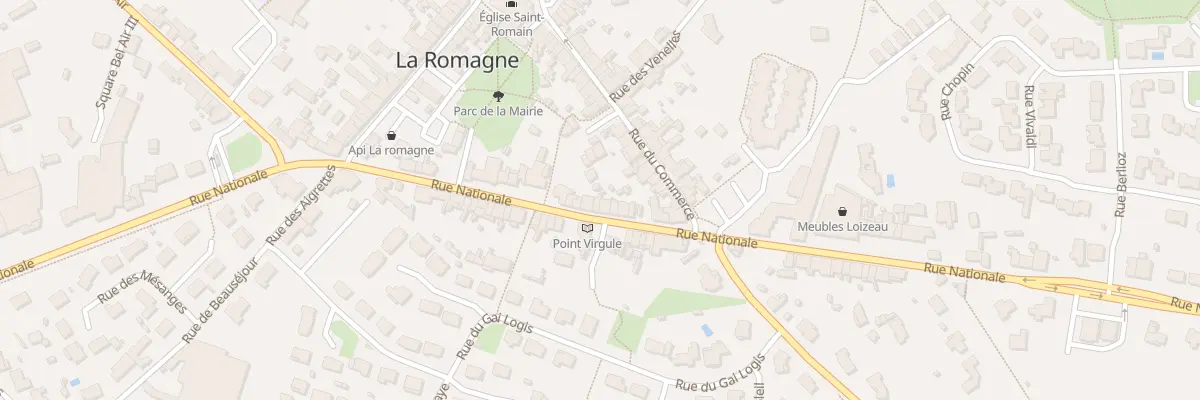 Plan du 54 Rue Nationale à La Romagne