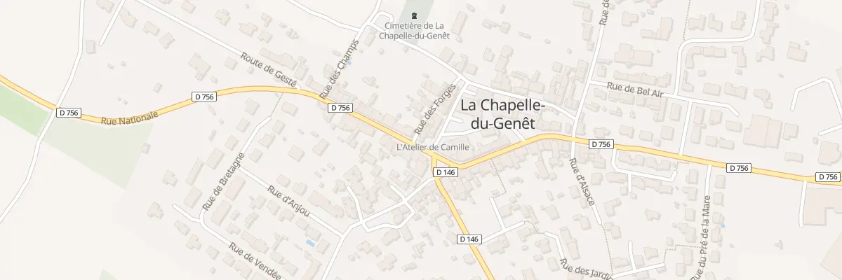 Plan du 1 Rue des Forges (Chapelle Genet à Beaupréau-en-Mauges