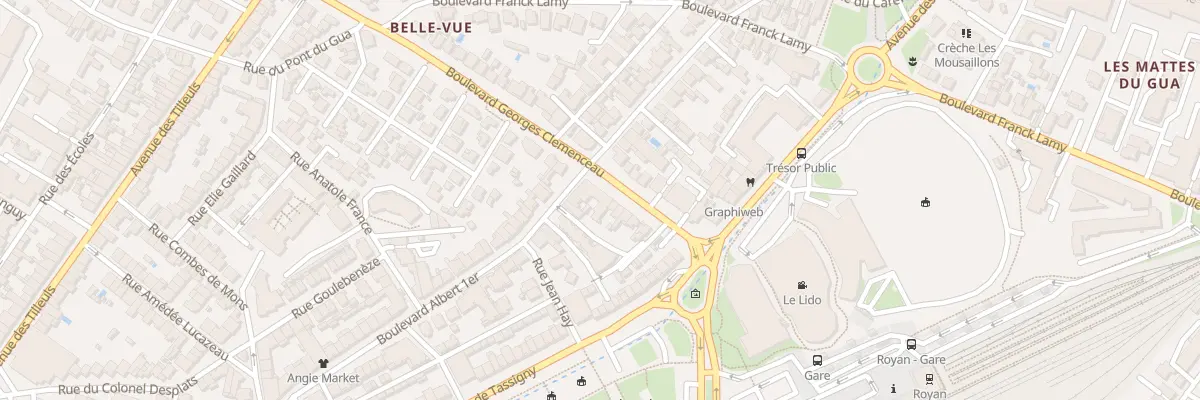 Plan du 14 Bd Georges Clemenceau à Royan